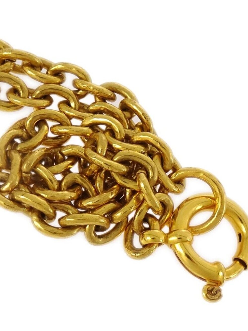Chanel Medallion Gold Chain Pendant Necklace 94A 141323 - Picture 4 of 4